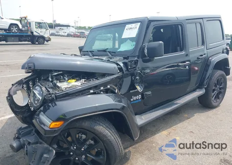 2021 Jeep Wrangler 4Xe Unlimited Sahara 4X4 from USA, damaged, VIN 1C4JJXP60MW772389